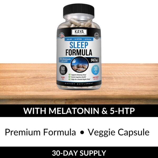 Suplemento para dormir sin gluten y sin OMG Kaya Naturals