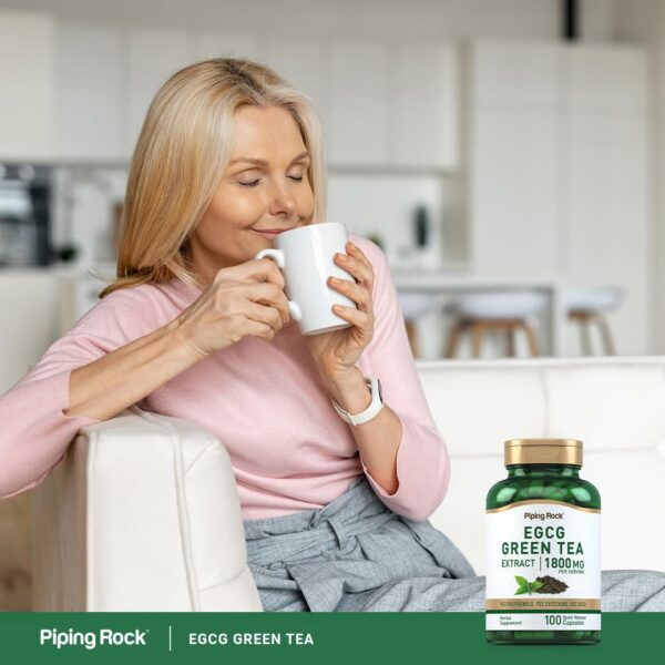 Suplemento de té verde EGCG Piping Rock laboratorio probado