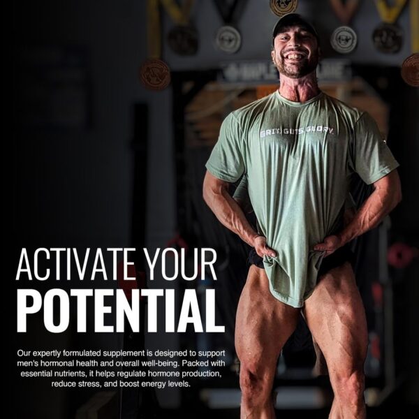 Version 1.0.0 Suplemento testosterona Iron Brothers para músculo y vitalidad