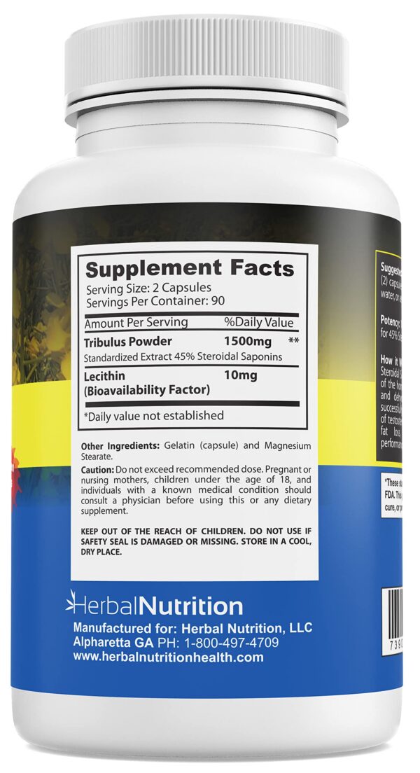 Suplemento para aumentar testosterona y fuerza con Tribulus