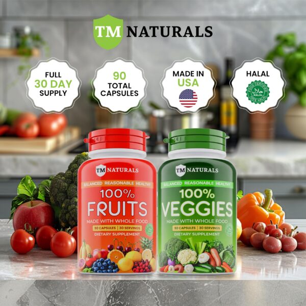 Cápsulas multivitamínicas TM NATURALS para hombres y mujeres