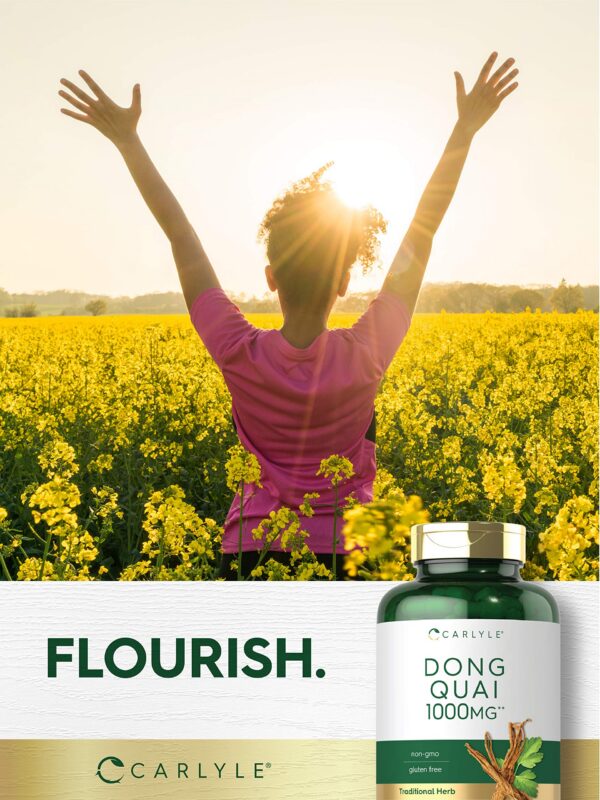 Suplemento tradicional Dong Quai 250 cápsulas