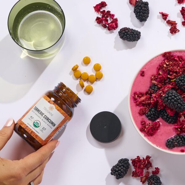 Supplements Truvani cúrcuma con calidad orgánica certificada