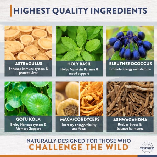 Version 1.0.0 Suplemento TruWild natural sin gluten ni estimulantes sintéticos