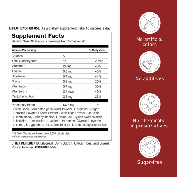 Suplemento umeken ajo negro antioxidantes salud hombre