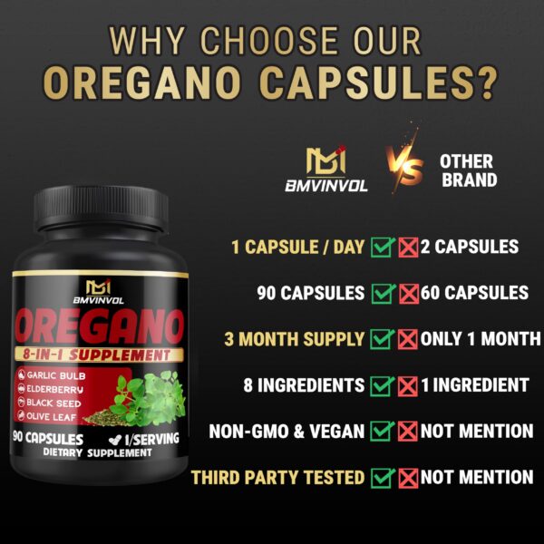 Suplemento vegano BMVINVOL orégano ajo saúco quercetina bromelina