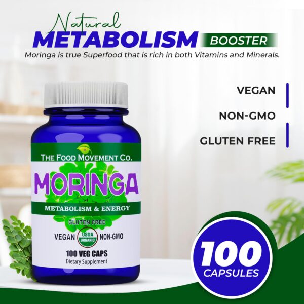 Suplemento vegano certificado Moringa The Food Movement