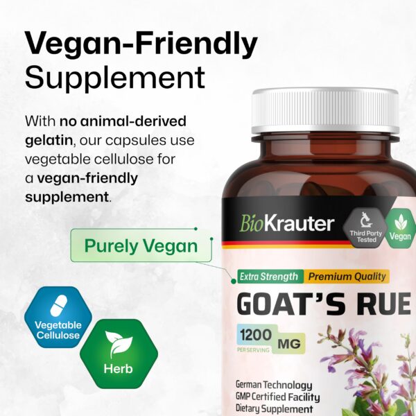 Suplemento vegano para lactancia goats rue cápsulas