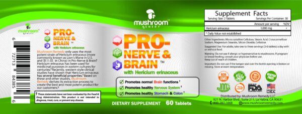 Suplemento vegano y natural PRO-Nerve & Brain