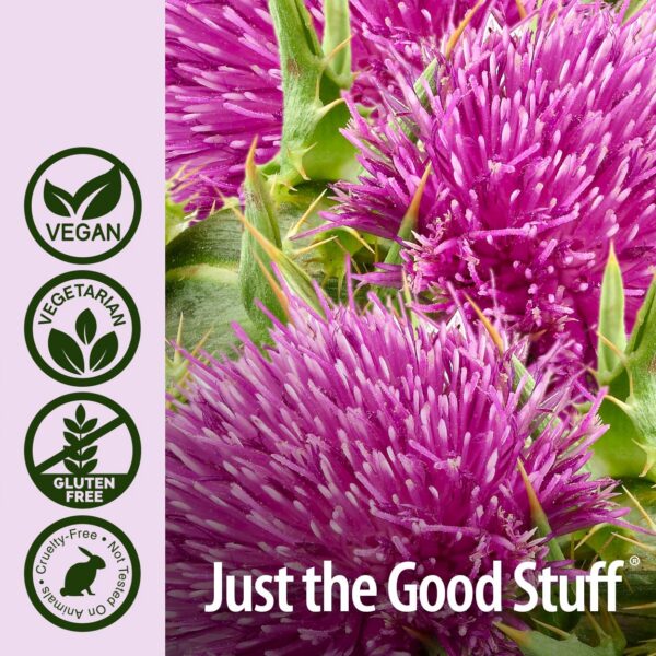 Suplemento vegano Nature's Answer cardo mariano probada y verificada