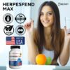 Version 1.0.0 Suplemento vegano sin gluten HerpesFend Max fabricado USA