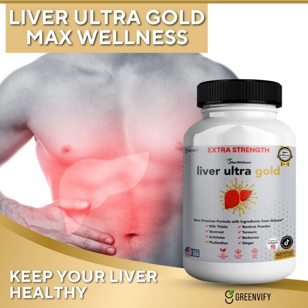 Suplemento vegano sin gluten para protección hepática y bienestar general