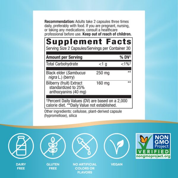 Suplemento vegano sin gluten para salud visual