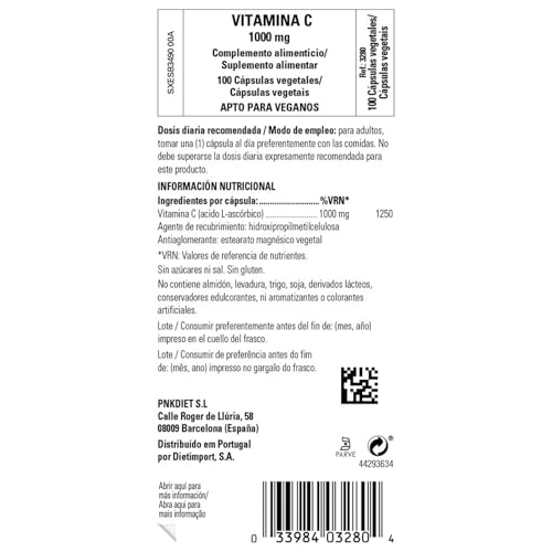 Version 1.0.0 Suplemento vegano Solgar Vitamina C 1000 mg