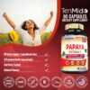 Suplemento vegano Temido papaya hoja 90 cápsulas