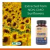 Suplemento vegano vitamina E DEVA natural 400UI sistema inmune