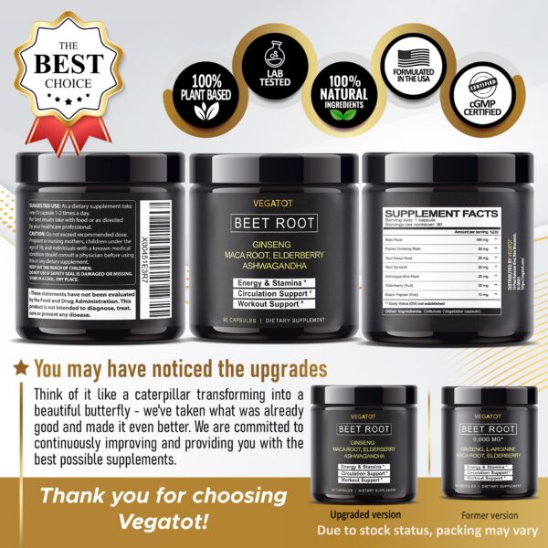 Version 1.0.0 Suplemento VEGATOT extracto concentrado remolacha