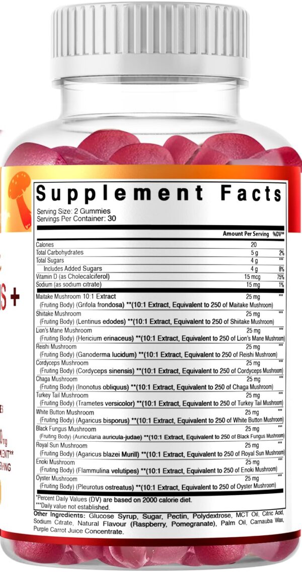 Suplemento Vitamatic gomitas naturales para fortalecer sistema inmunológico