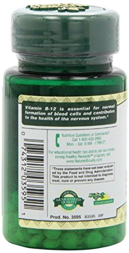 Version 1.0.0 Suplemento vitamina B-12 500 mcg Nature's Bounty