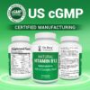 Version 1.0.0 Suplemento vitamina B12 natural Dr. Berg 1000 mcg 2 meses