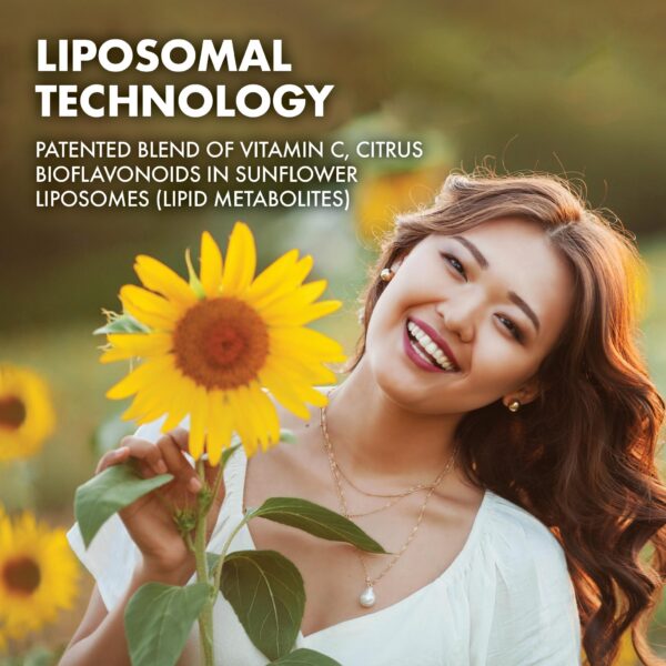 Suplemento vitamina c liposomal bluebonnet kosher vegano 180 cápsulas