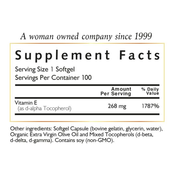 Suplemento vitamina E 400 UI natural Coco March belleza y salud