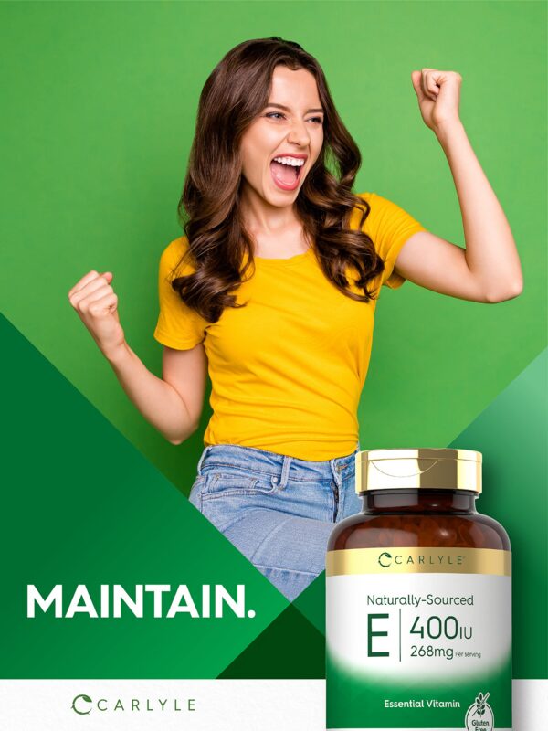 Suplemento vitamina e Carlyle 250 cápsulas naturales sin ogm