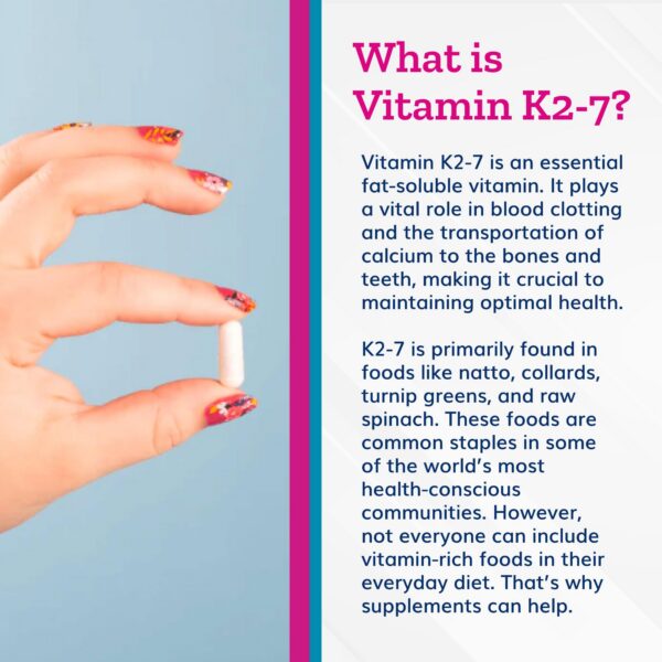 Suplemento vitamina K2-7 Just Thrive envase