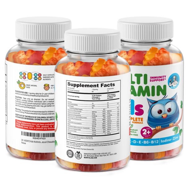 Version 1.0.0 Suplemento vitamínico en gomitas para niños DR. MORITZ