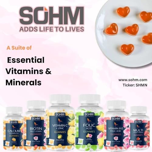 Suplemento vitamínico gomitas zinc y vitamina c SOHM