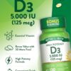 Version 1.0.0 Suplemento vitaminico Nature's Truth D3 5000 UI 130 softgels