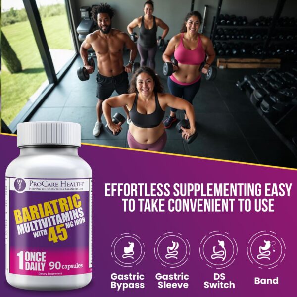 Version 1.0.0 Suplemento vitamínico ProCare Health para pacientes bariátricos