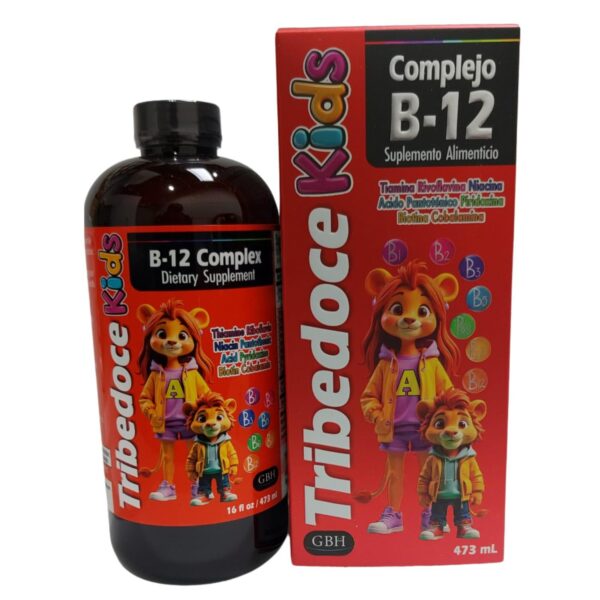 Suplemento vitamínico sin gluten y no ogm para niños tribedoce kids