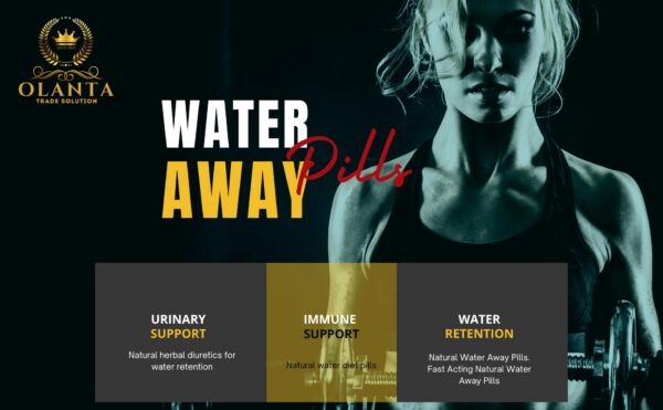 OLANTA Water Away complejo diurético sin aditivos artificiales