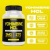 Suplemento Yohimbina HCL sin aditivos Dorado Nutrition