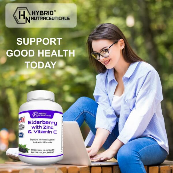 Suplemento con zinc y vitaminas para sistema inmune fuerte