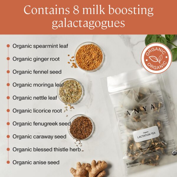 Suplementos del kit postparto ANYA para nuevas madres