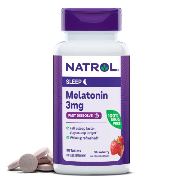 Suplementos Natrol melatonina para establecimiento patrón de sueño