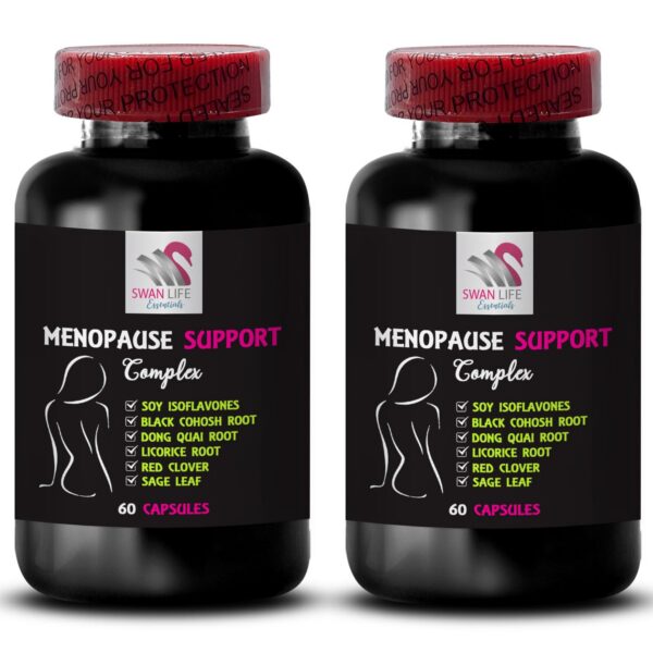 suplemento con extracto cohosh negro y trébol rojo mujer