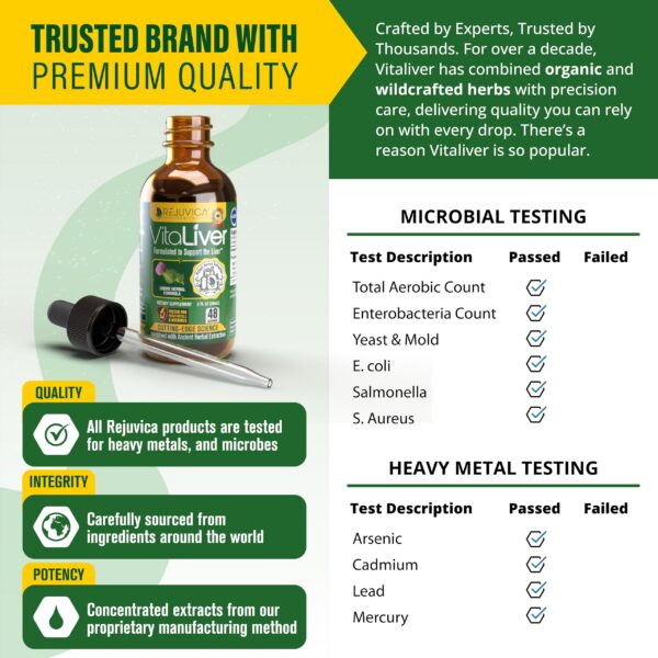 VitaLiver líquido apoyo para detox del hígado con chanca piedra y más
