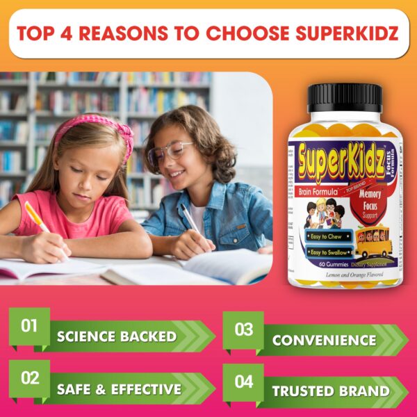 Suplementos nootrópicos para niños en gominolas