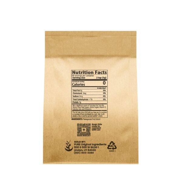 Suplementos en polvo de frutas con propiedades naturales