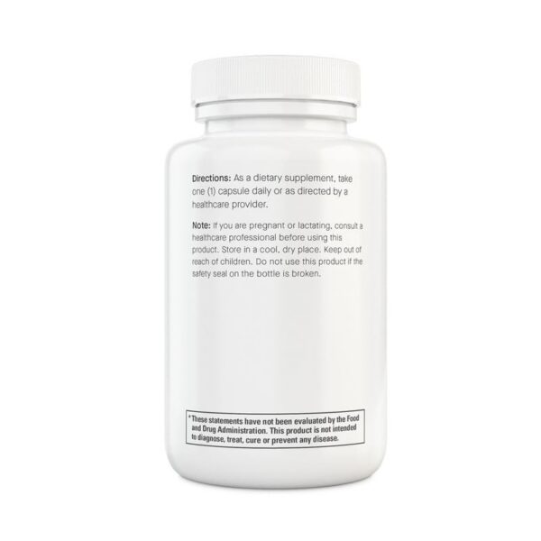 Cierre de seguridad en frasco del suplemento