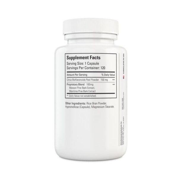 Detalle de la etiqueta frontal del envase