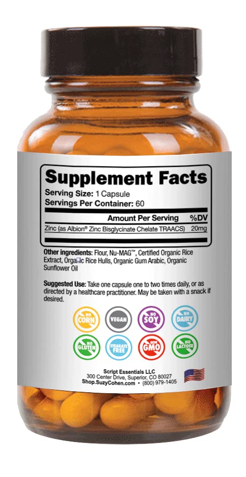 Etiqueta lateral de zinc quelado