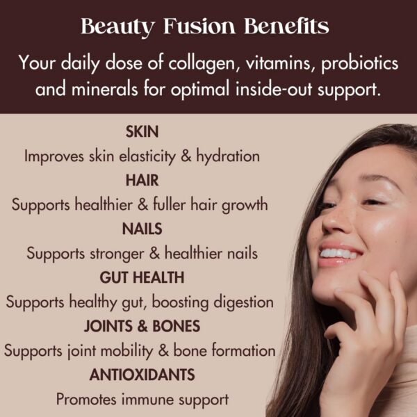 Mezcla de belleza y ingredientes