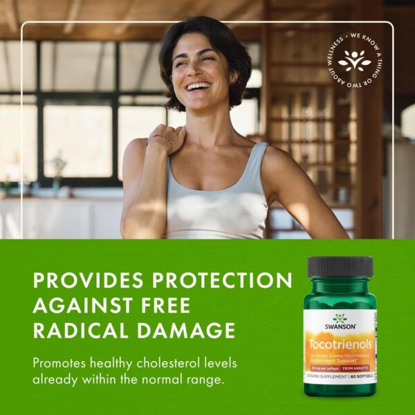 Swanson Deltagold Tocotrienols etiqueta frontal