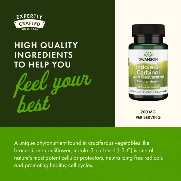 Caja Swanson Indol-3-Carbinol Resveratrol