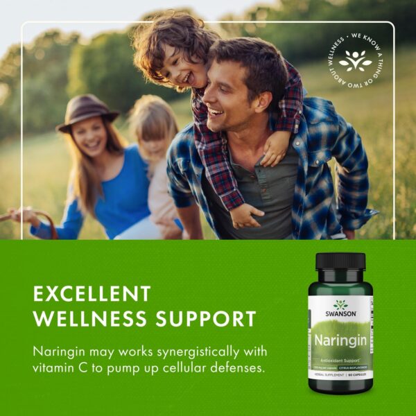 Detalle de etiqueta Swanson Naringin 500 mg