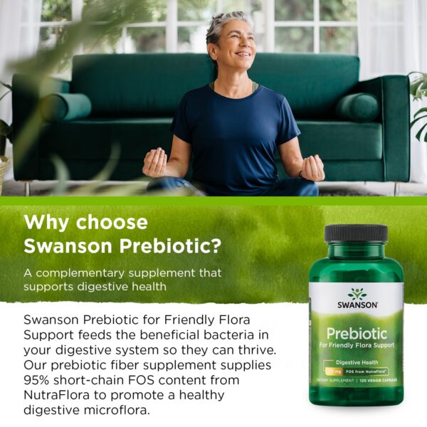 Swanson prebióticos fibra prebiótica apoyo digestivo